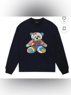 Teddy Fresh Men's Black Sweatshirt